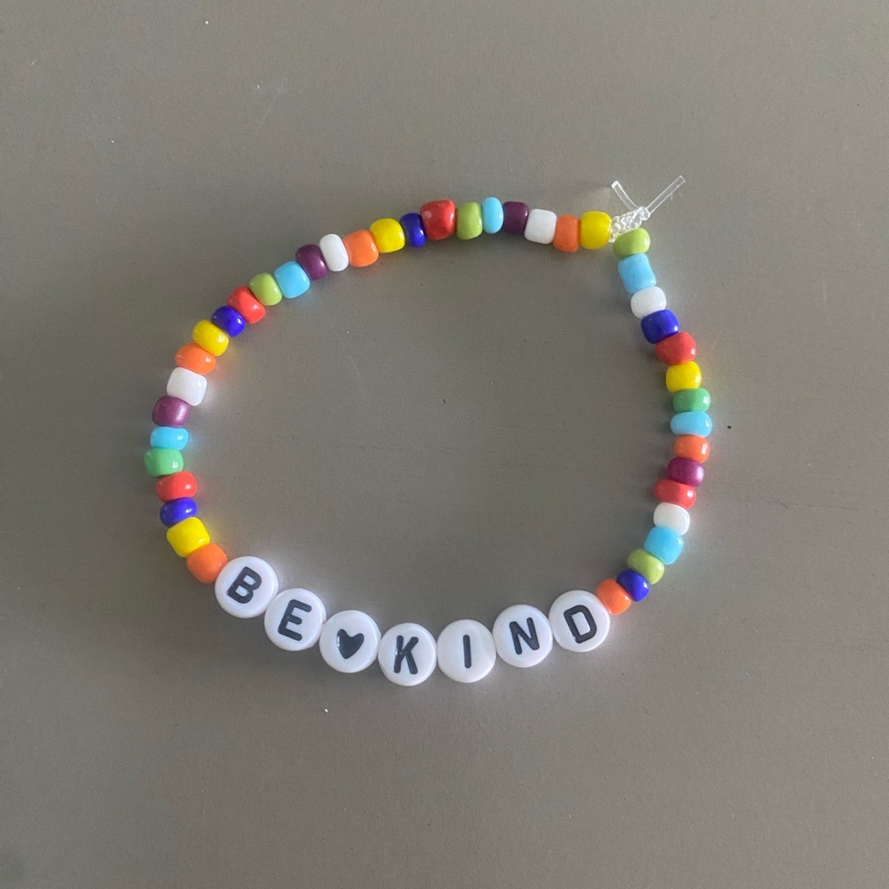 Beaded personalized bracelet